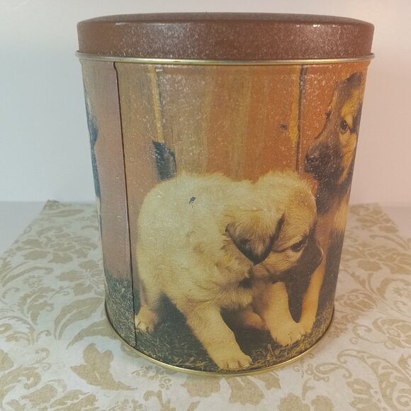 Puppy Canister Music Box Custom - Picture 5 of 7